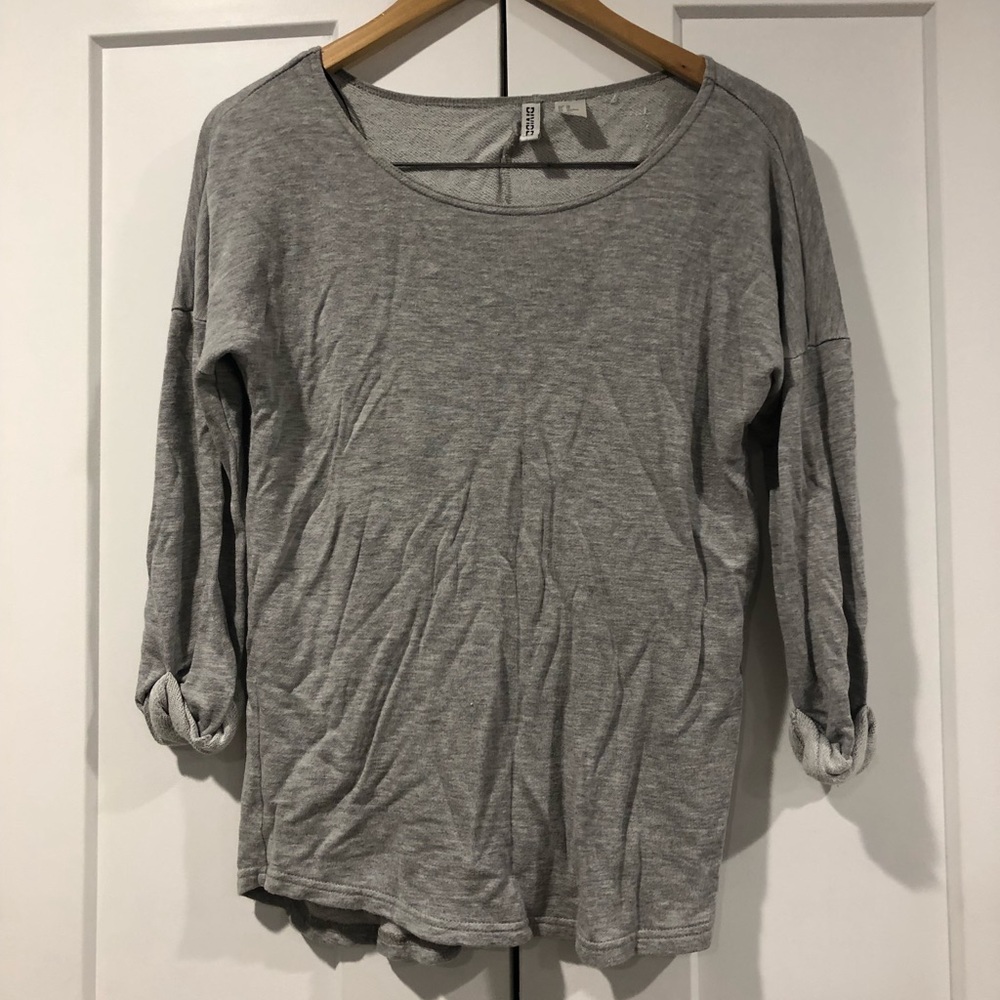 Gray sweater